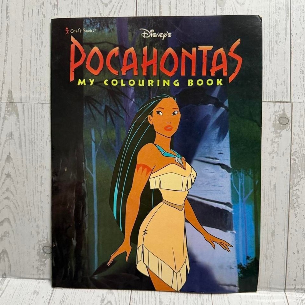 Vintage‎ 2002 Disney Pocahontas My Colouring Book